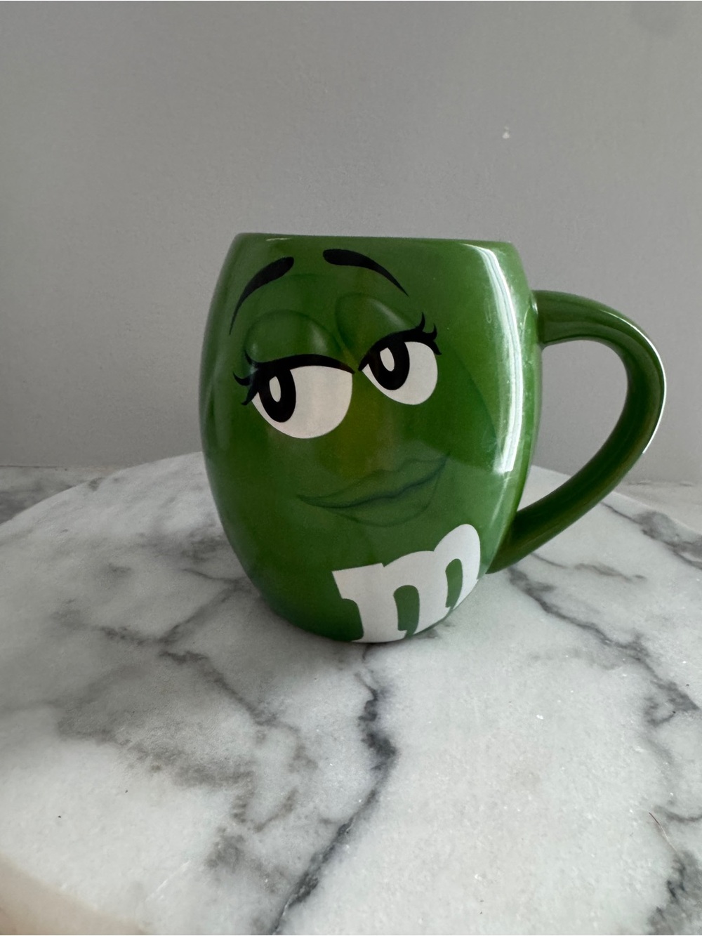 M&M'S Green World Character Face Ceramic Mug
